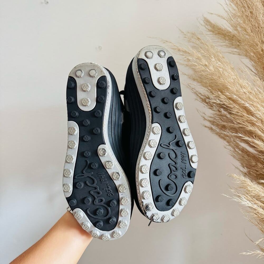 COACH Marian Logo Black Grey Quilted Lace Up Tie $325 Snow Boots Hiking Shoes 8 - Picture 4 of 9